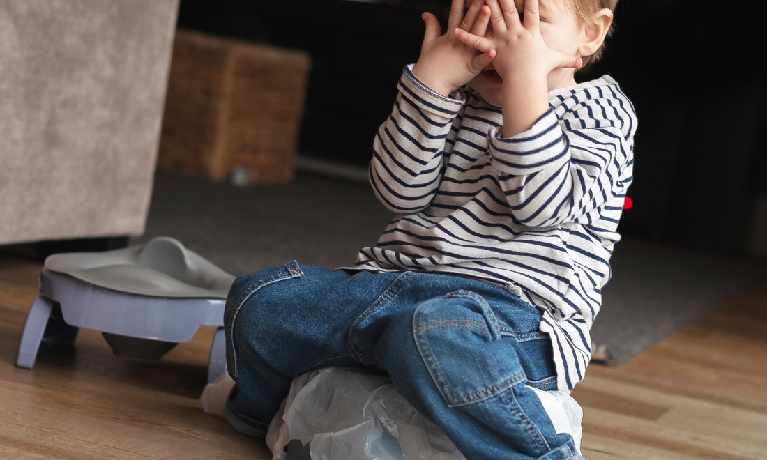Child afraid on potty
