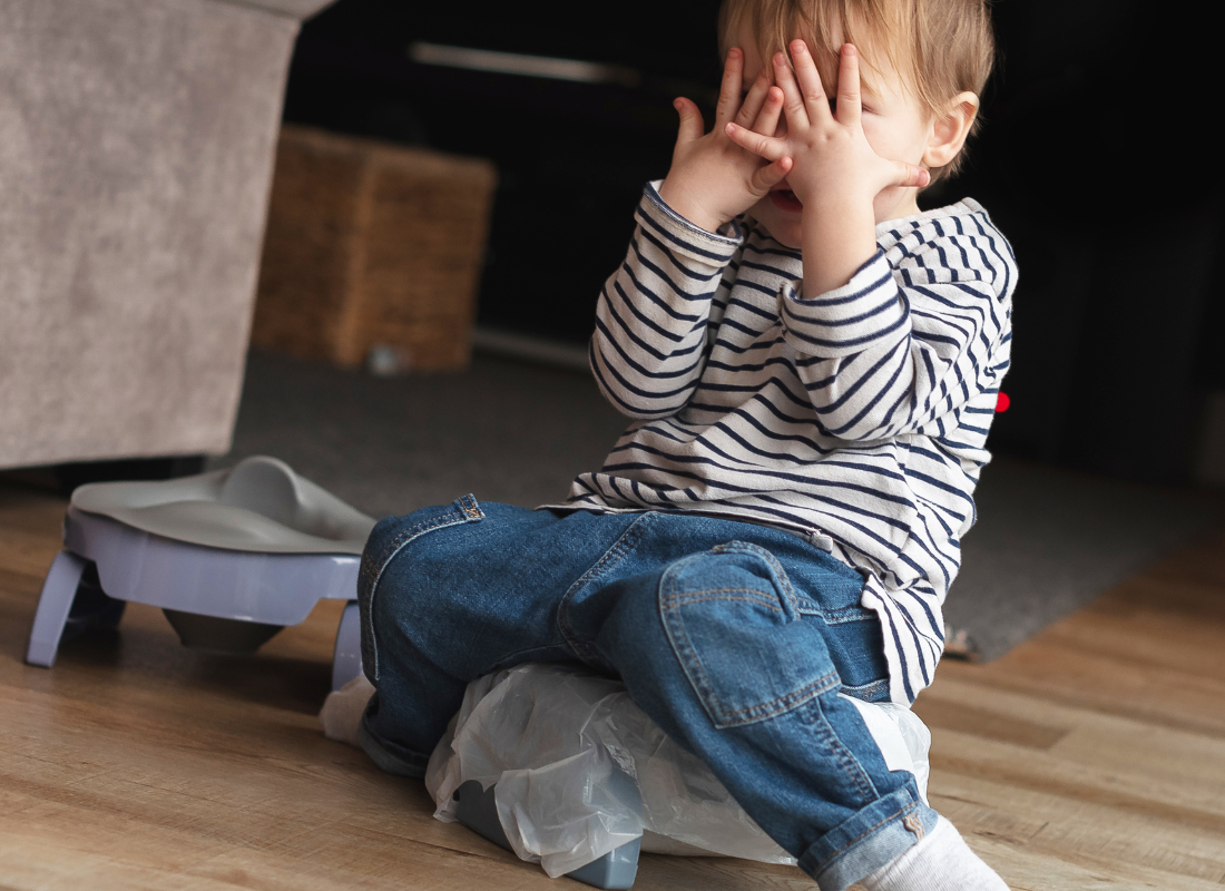 Child afraid on potty